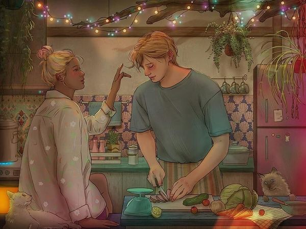 Awas Baper! 10 Ilustrasi Romantis Ini Buat Jomblo Ingin Cepat Punya Pasangan