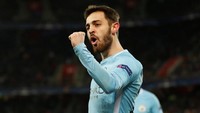 Bernardo Silva. Gelandang asal Portugal ini lahir pada 10 Agustus 1994. Ia direkrut Manchester City pada musim panas lalu dengan nilai transfer yang disebut-sebut mencapai total 43,5 juta pound sterling. (Foto: Andrew Boyers/Action Images via Reuters)