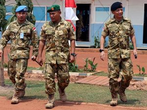 Asisten Operasi Kasad Kunjungi Pasukan Garuda di Afrika