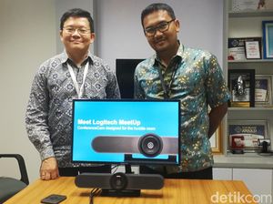 Menjajal Serunya Video Conference Pakai Logitech MeetUp