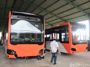 Ini Sistem Perakitan Bodi Bus Aluminium Baru Milik TransJakarta