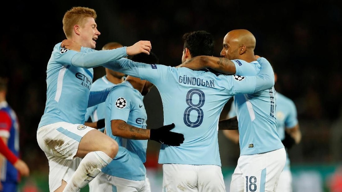 Man City menang telak 4-0 atas Basel (Andrew Boyers/Action Images via Reuters)