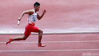 Estafet 4 x 100 M Putra Berjaya di SUGBK
