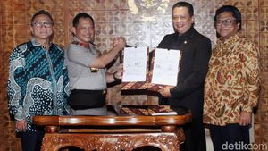 Polri, DPR, MPR dan DPD Teken MoU Keamanan Kompleks Parlemen