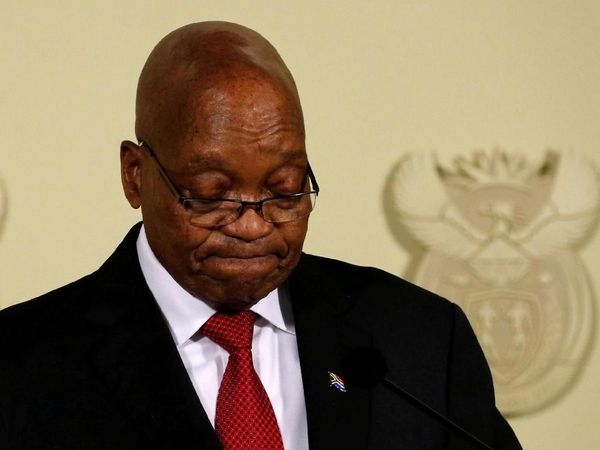 Momen Presiden Afsel Jacob Zuma Umumkan Pengunduran Diri