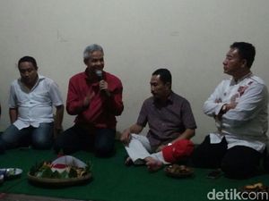 Hari Pertama Kampanye, Ganjar Resmikan Posko Pemenangan di Pati