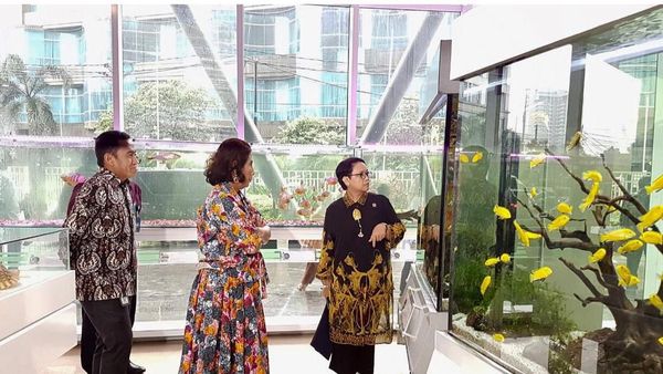 Pujian Retno Saat Diajak Susi Lihat Harta Karun di Kantornya