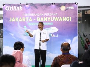Menteri Pariwisata Senang Citilink Terbang Langsung Jakarta-Banyuwangi