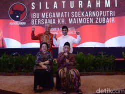 Konsolidasi Ganjar-Yasin, Megawati Silaturahmi dengan Mbah Maimoen