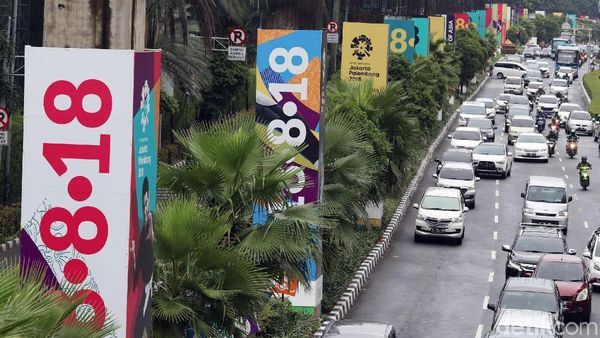 Kemeriahan Sambut Asian Games 2018 di Kawasan Senayan