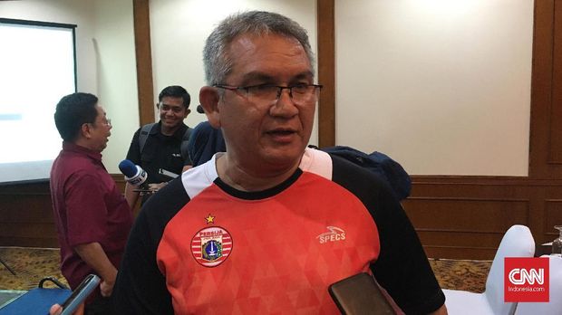 Ketua Umum Jakmania Ferry Indrasjarief berharap anak buahnya tertib saat mendukung Persija vs Bali United.