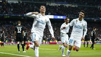 Foto: Madrid Taklukkan PSG di Santiago Bernabeu