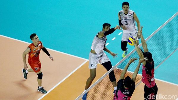Indonesia Tambah Emas Lewat Voli di Test Event Asian Games