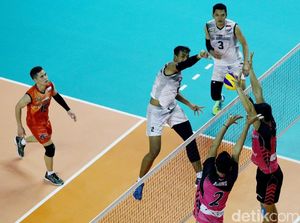 Indonesia Tambah Emas Lewat Voli di Test Event Asian Games Indonesia Tambah Emas Lewat Voli di Test Event Asian Games