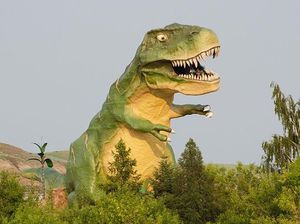 Foto: Beginilah Patung Dinosaurus yang Seperti Aslinya