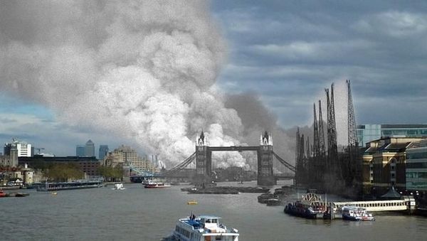 Potret Kontras Kehancuran Perang Dunia dan Kondisi Sekarang