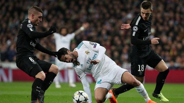 PSG akan kembali menghadapi Real Madrid di leg kedua perdelapan final Liga Champions 2017/2018.