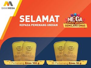 Ini Pemenang Mega Supervaganza yang Raih 100 Gram Emas