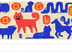 Shio Anjing Hiasi Imlek ala Google Doodle