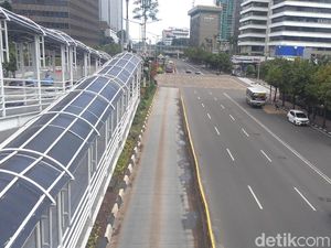 Libur Imlek, Lalin di Jakarta Lengang Pagi Ini