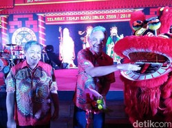 Cagub Ganjar Hadir Dalam Perayaan Imlek di Lasem