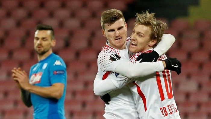 Leipzig Hajar Napoli 3-1 di San Paolo