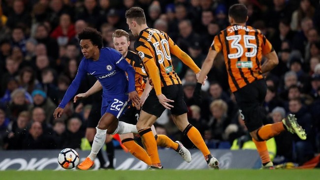 Chelsea Hajar Hull 4-0, Lolos ke Perempatfinal