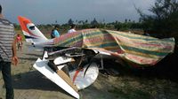 Melihat Lagi Pesawat Aero Shark Milik Gubernur Aceh yang Mendarat Darurat