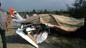 Melihat Lagi Pesawat Aero Shark Milik Gubernur Aceh yang Mendarat Darurat