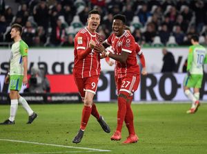 Gol Penalti Lewandowski di Injury Time Menangkan Bayern Atas Wolfsburg