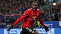 Romelu Lukaku tak memenangi apapun selama dua musim di MU pada 2017-2019, namun De Gea menilainya sebagai salah satu striker terbaik Setan Merah dengan mencetak 42 gol dalam 96 laga. Foto: Andrew Yates/Reuters