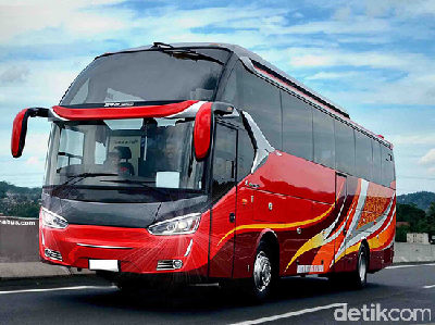 Sasis Mercy, Scania dll Jadi Bus Gagah di Tempat Ini