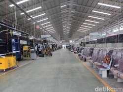Bus yang Bakal Diekspor ke Bangladesh Mulai Diproduksi