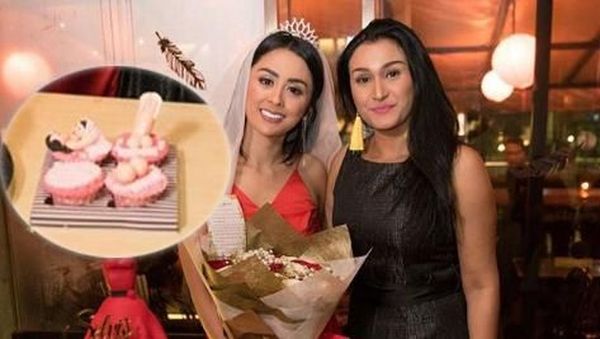 Ini Foto Bentuk Kue Bridal Shower Selvi Kitty yang Jadi Sorotan