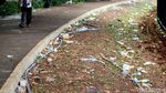 Taman Rusak dan Sampah Bertebaran di GBK yang Bikin Miris
