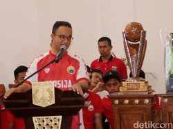 Persija Cetak Tiga Gol, Anies: Alhamdulillah Prediksi Saya Tepat