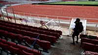 Stadion GBK direnovasi sebagai persiapan Indonesia menjadi tuan rumah Asian Games 2018. Terkait kerusakan yang terjadi akibat laga final ini, panitia Piala Presiden menyatakan siap bertanggung jawab penuh.