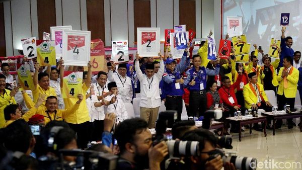 Catat, Ini Nomor Urut 14 Parpol di Pemilu 2019