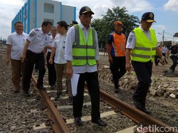 Dari Cipinang, Menhub Lanjut Pantau Pembangunan Stasiun Cakung