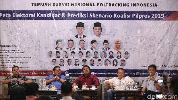 Survei Poltracking: AHY Cawapres Terkuat untuk Jokowi Maupun Prabowo