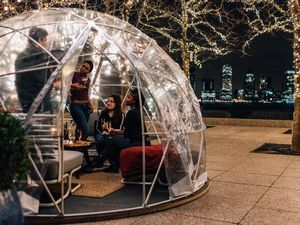 Keren! Restoran Ini Bikin Area Makan Bentuk Igloo