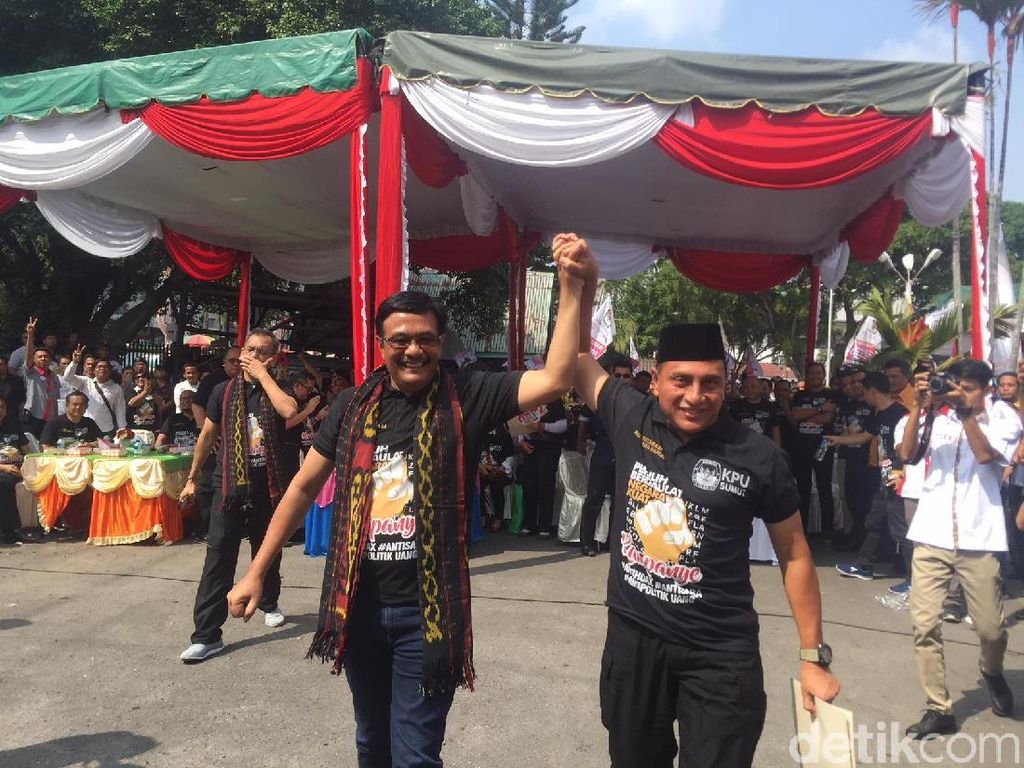Survei CSIS: Elektabilitas Edy-Musa 44,8%, Djarot-Sihar 36,6% Survei CSIS: Elektabilitas Edy-Musa 44,8%, Djarot-Sihar 36,6%