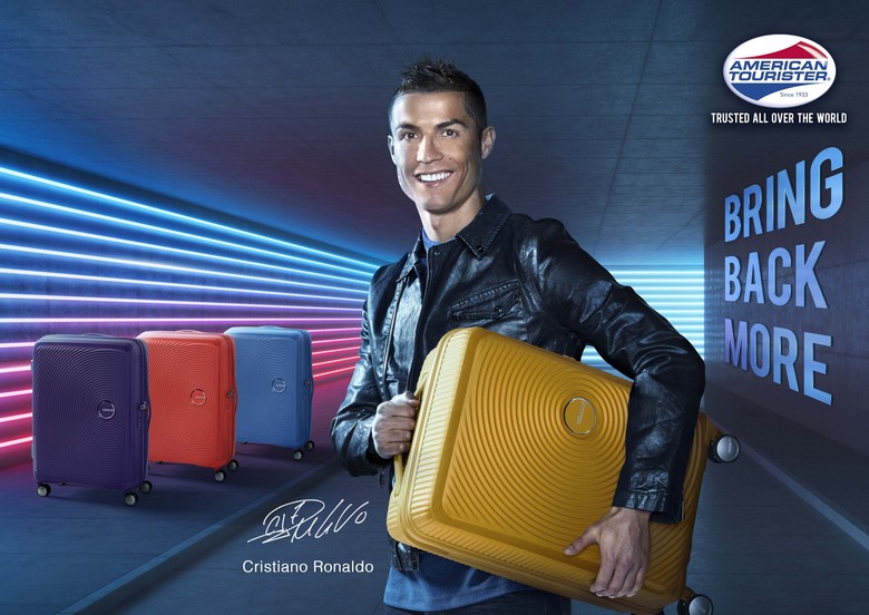 Ronaldo Jadi Brand Ambassador Tas American Tourister