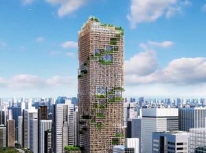 Foto: Gedung Kayu Tertinggi di Dunia Mau Dibangun di Tokyo