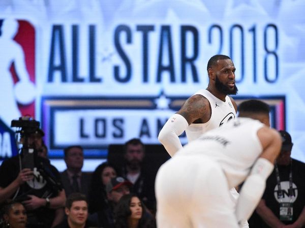 Foto: Seru, LeBron cs Kalahkan Curry dkk di NBA All Star 2018