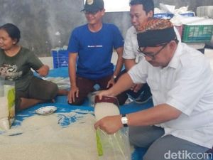 Sudirman Said Kunjungi Gudang Pengiriman Beras di Blora