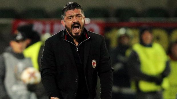 Gennaro Gattuso dikenal sebagai pelatih yang galak di AC Milan. (