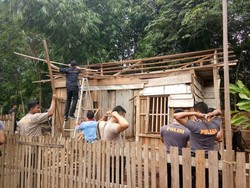 Mulai Dibedah, Rumah Kayu Rahma Bocah Tangguh Segera Berganti Rupa