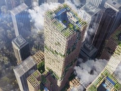 Jepang Akan Bangun Pencakar Langit Tertinggi Dunia Berbahan Kayu