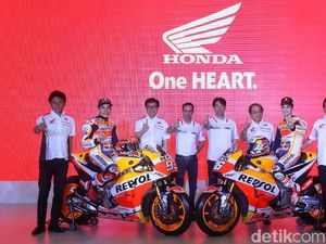 Di Kemayoran, Repsol Honda Launching Motor Balap Musim 2018